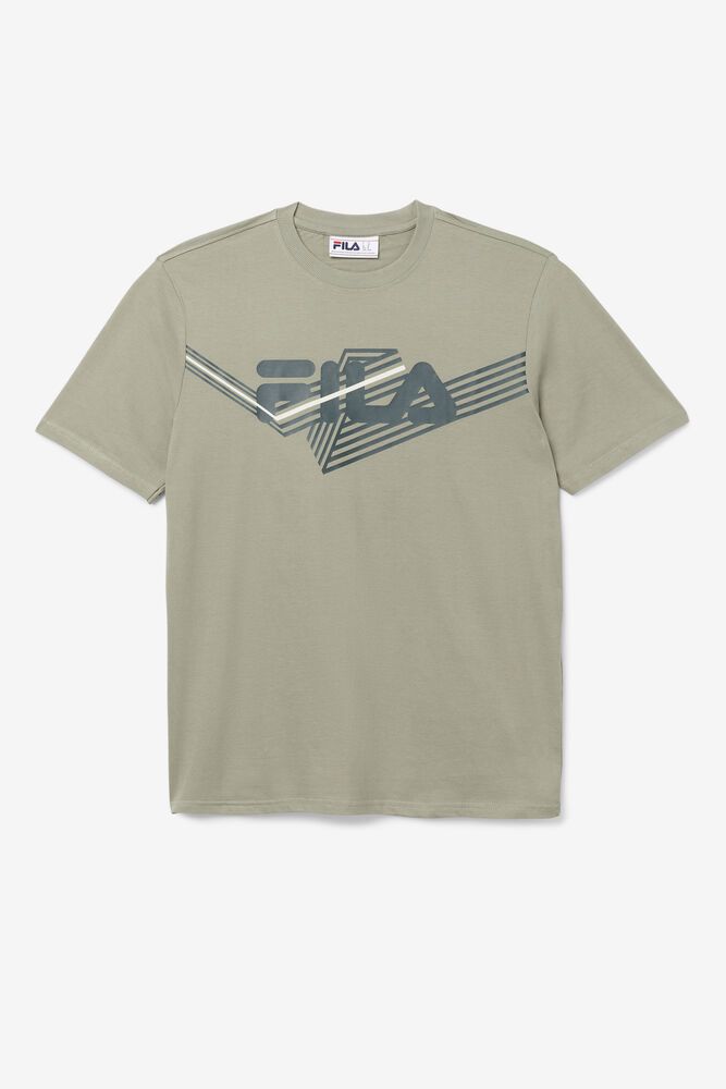 Fila Trist T-Shirt Grey - Mens - 13845WGOP